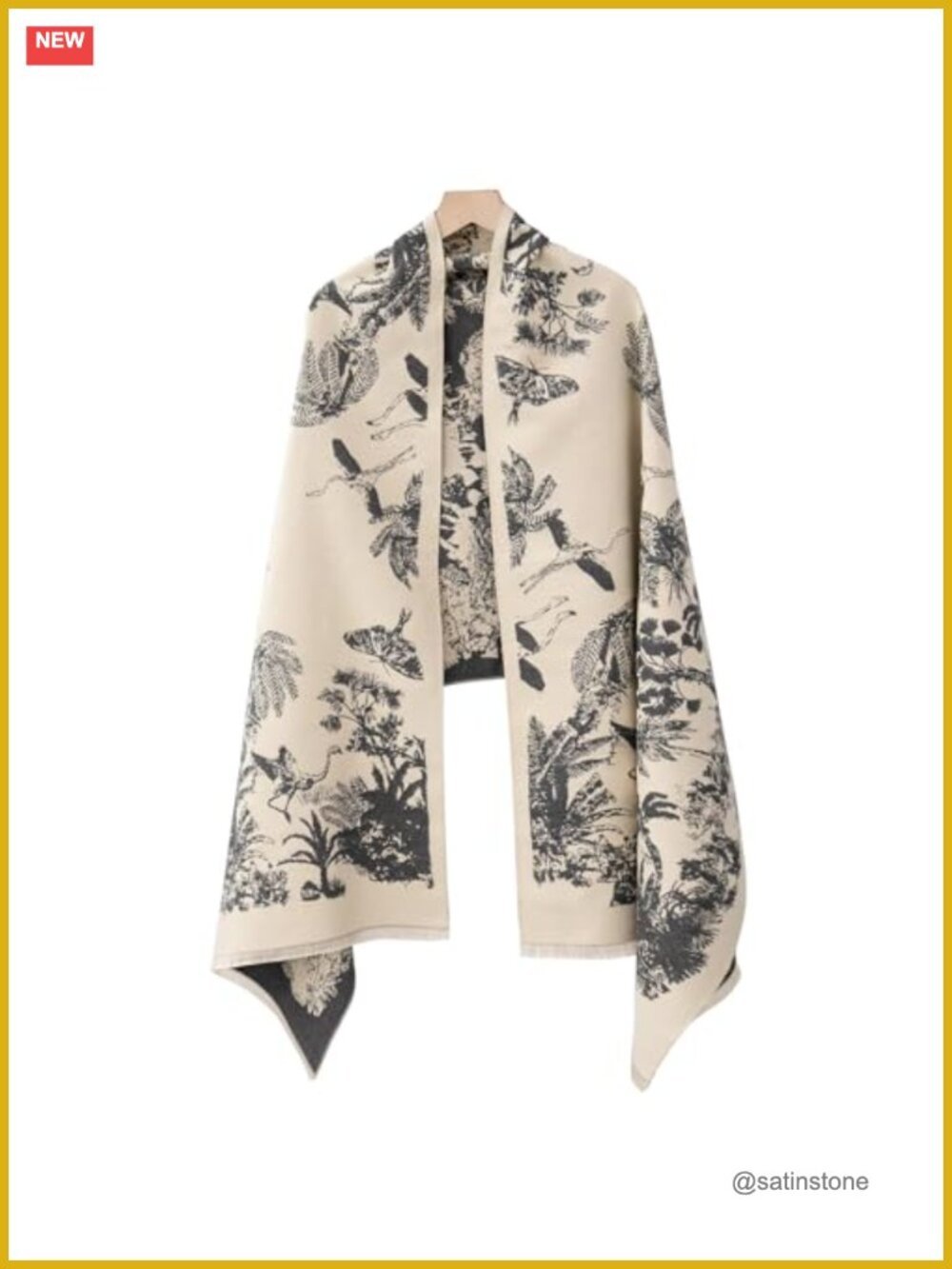 Soft Silky Cashmere Feel Pashmina Shawl Wrap for Women
